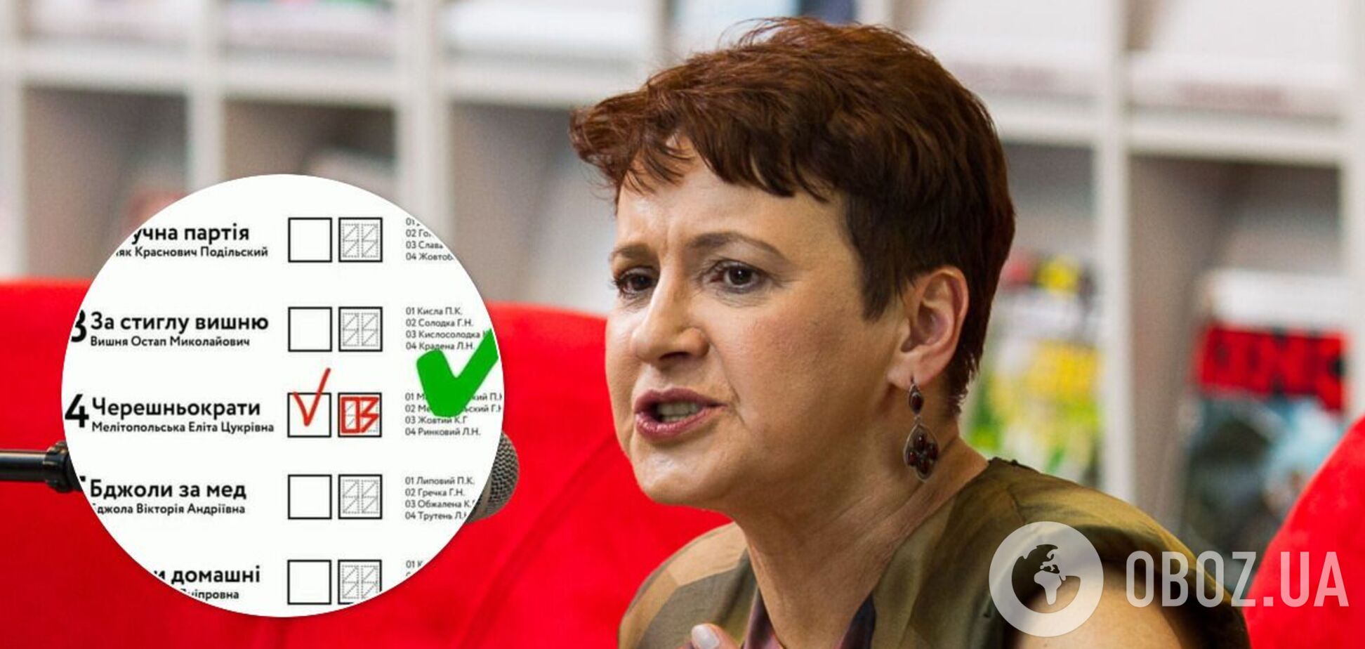 Оксана Забужко нашла отголосок СССР и России в бюллетенях на местных выборах