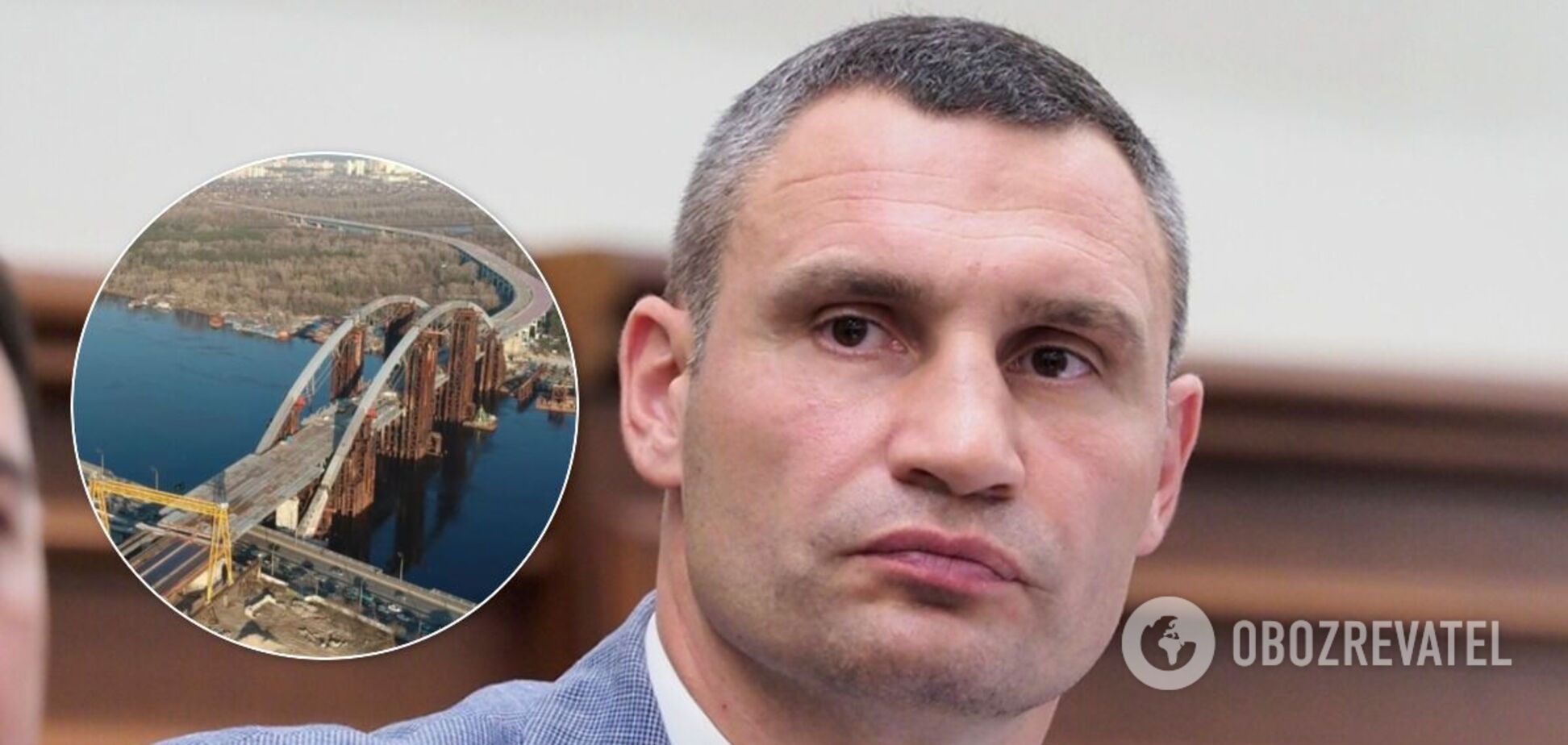 Кличко спростував чутки про припинення будівництва Подільського мосту