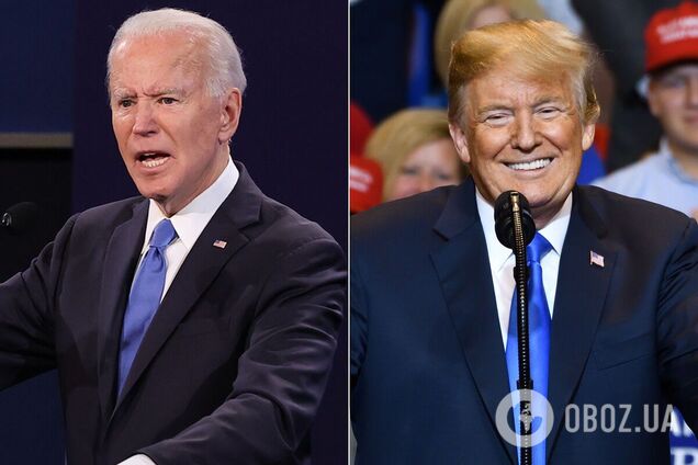 Республиканскую партию на выборах в США представляет Дональд Трамп, Демократическую – Джо Байден