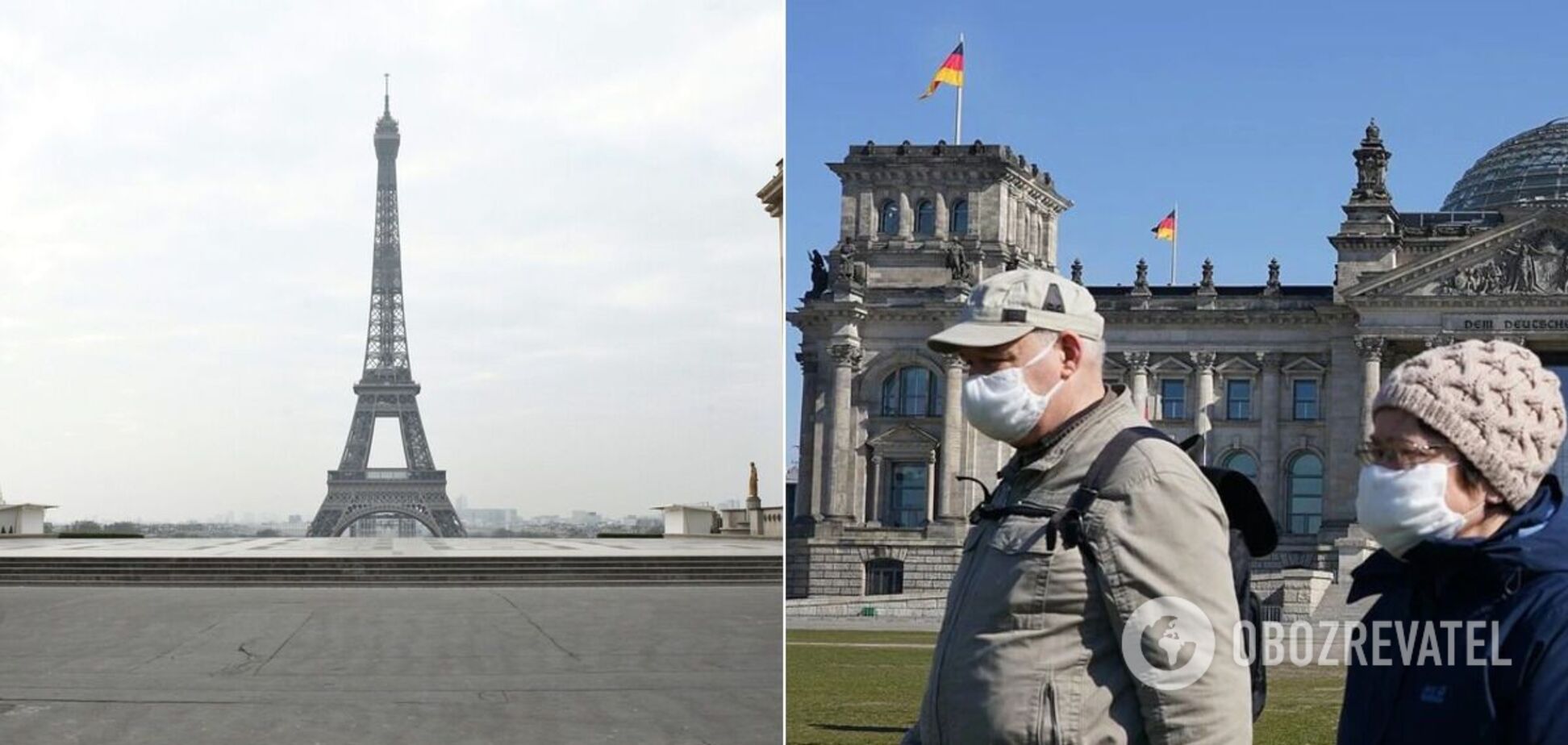 Німеччина і Франція ввели жорсткий карантин