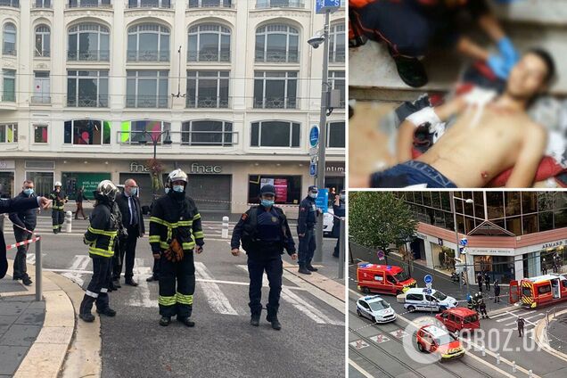У Ніцці невідомий із ножем напав на людей