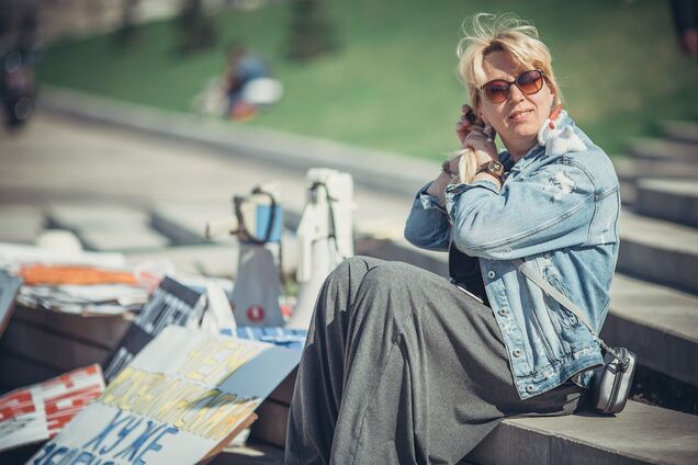 Ирина Славина сожгла себя напротив здания Нижегородского УВД в России