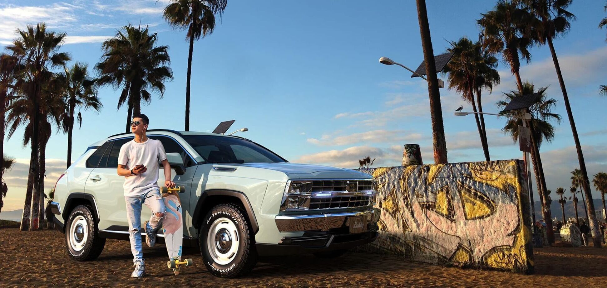 Toyota RAV4 змінили до невпізнанності: її переробили під старого 'американця'