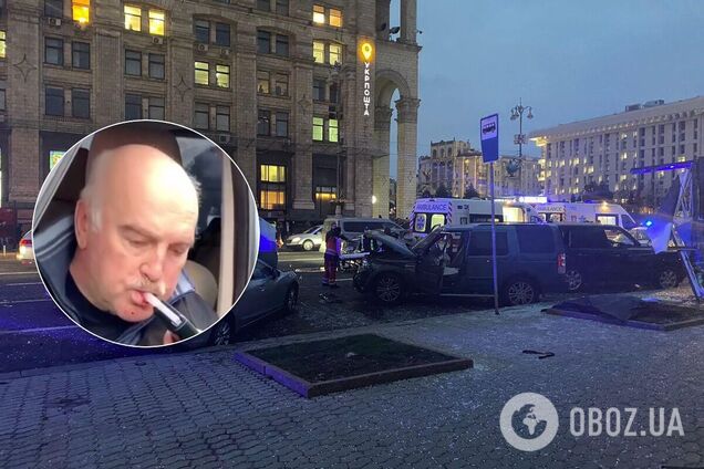 Виновника ДТП на Майдане проверили на драгере