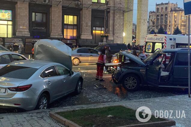 ДТП на Майдане в Киеве