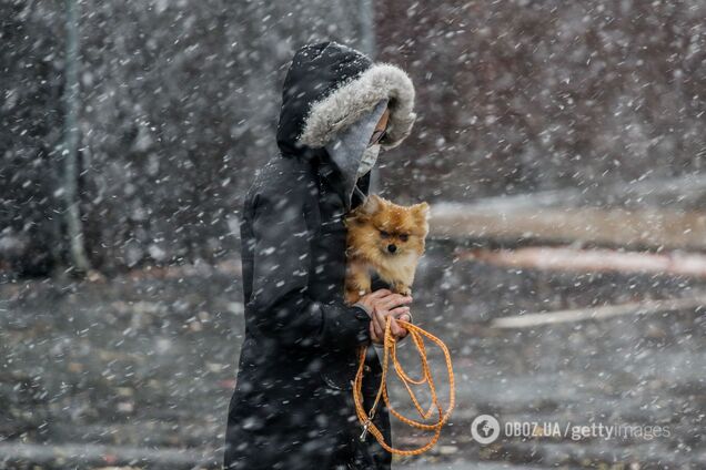 Прогноз погоды на первый месяц зимы в Украине