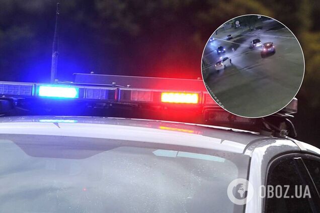 Патрульные задержали мотоциклиста, подозреваемого в стрельбе в Киеве