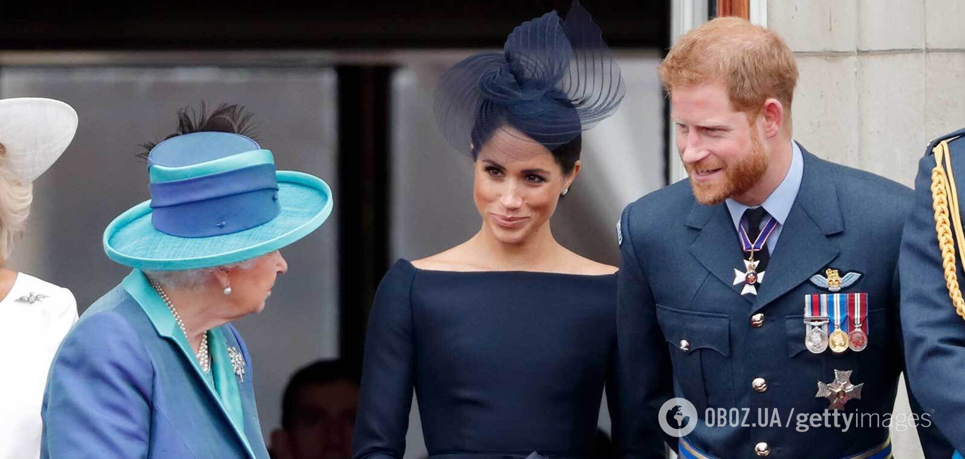 Королева Єлизавета хотіла відправити Меган Маркл і принца Гаррі в Африку