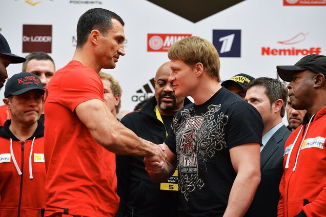 Володимир Кличко і Олександр Повєткін