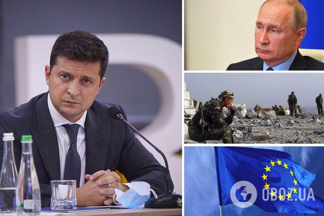 Зеленский дал интервью о Путине, Донбассе и ЕС: главные заявления