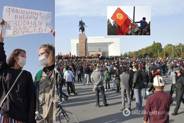 В Кыргызстане оппозиция вышла на протесты