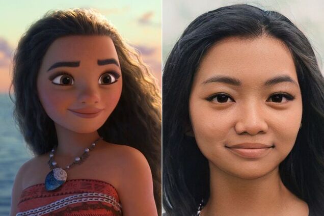 Моана из одноименного мультфильма
