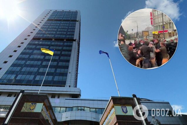 Возле Апелляционного суда Киева произошли стычки