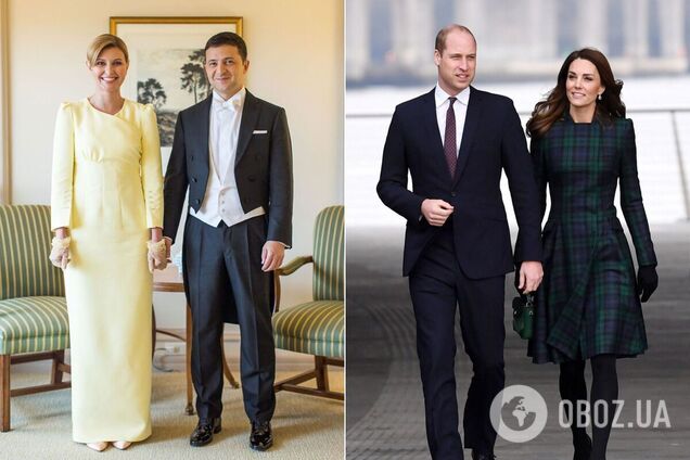 Володимир і Олена Зеленська зустрілися з герцогами Кембриджськими