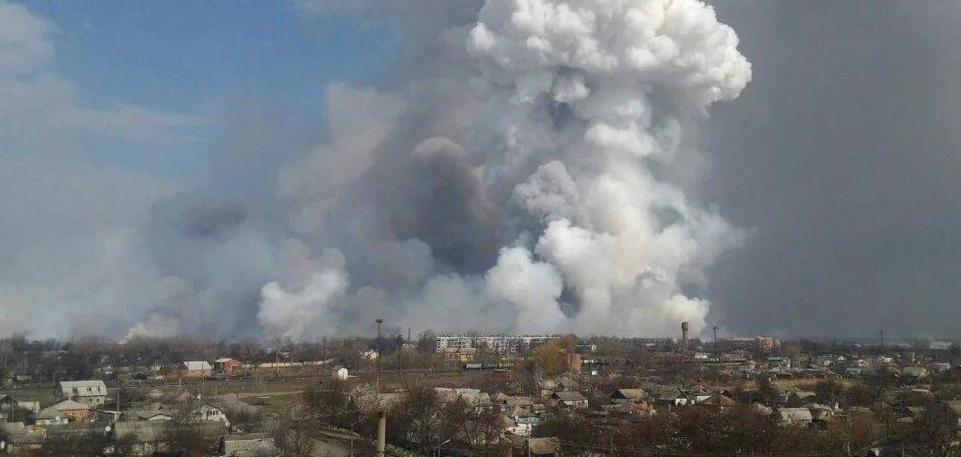Взрывы на складах под Рязанью