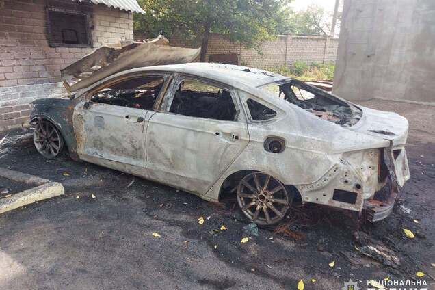 Денису Жело сожгли авто