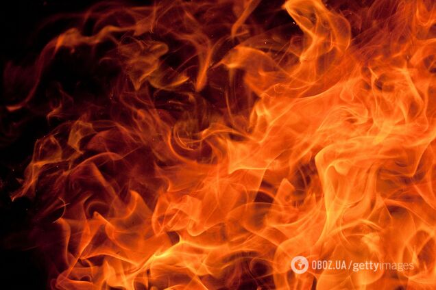 В Киеве маршрутка загорелась во время движения