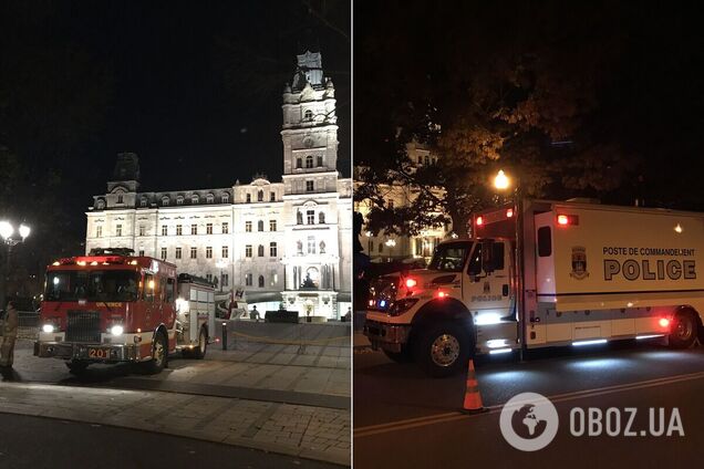 В Квебеке неизвестный с ножом напал на людей