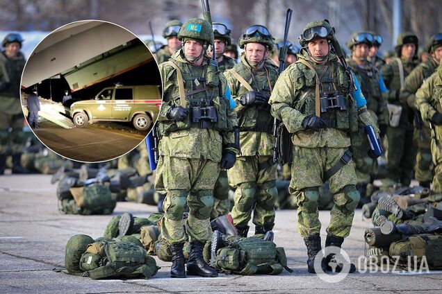 Переброска российских миротворцев в Карабах