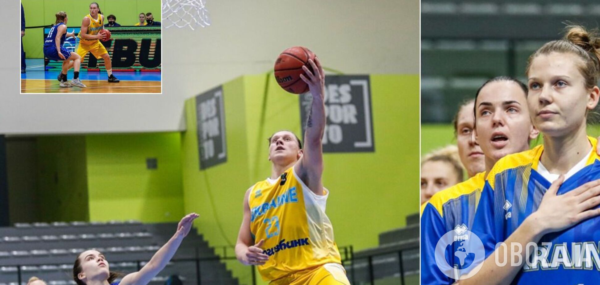 Украинки уверенно обыграли Финляндию в отборе на Евробаскет-2021