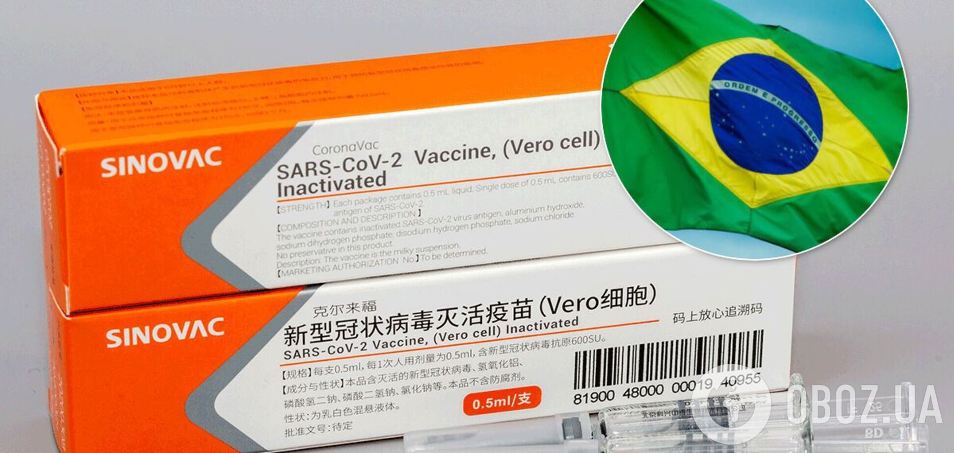 Китайська вакцина проти COVID-19: що кидає тінь на її випробування в Бразилії