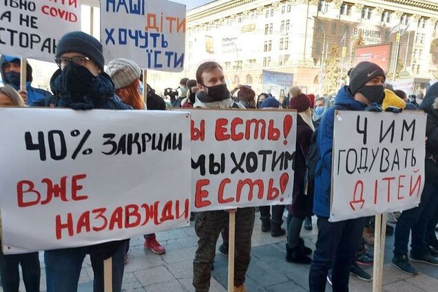 Протести проти карантину вихідного дня в Харкові