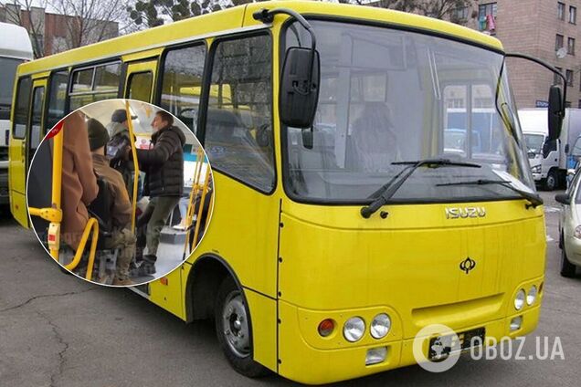 У київській маршрутці стався конфлікт між пасажиром і водієм