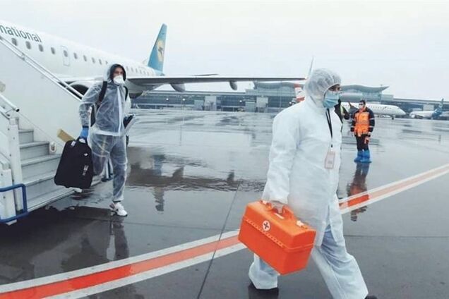 Збірна України з футболу в літаку