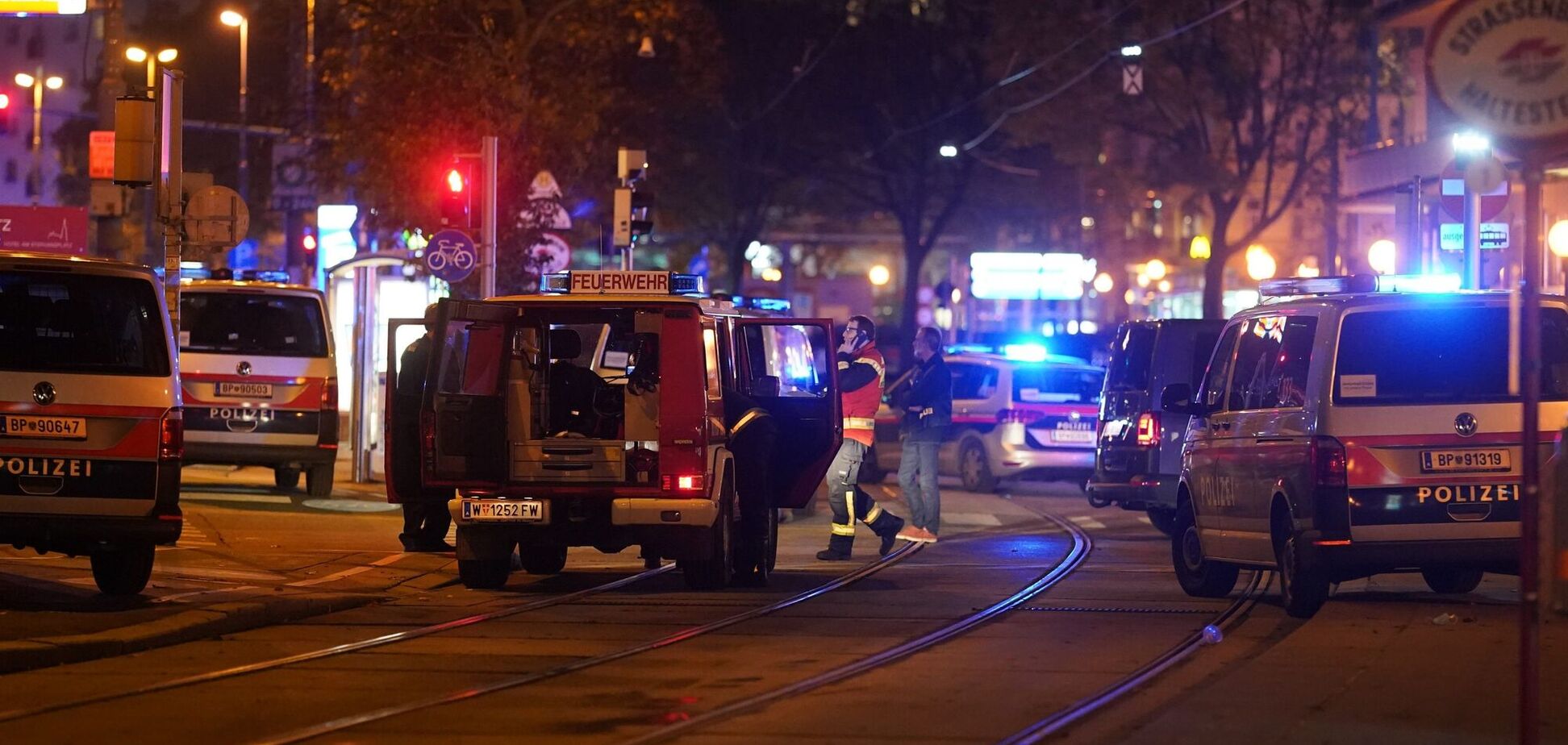 В Вене правоохранители провели задержание подозреваемых в теракте