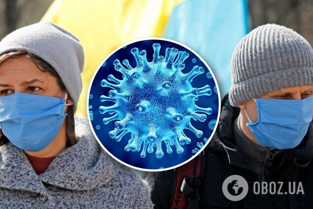 Коронавирус в Украине. Коллаж