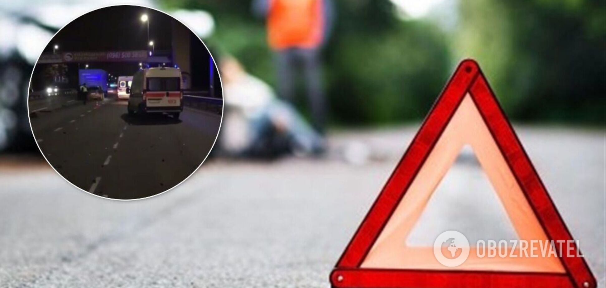 У Києві водійка на повній швидкості влетіла у вантажівку. Відео