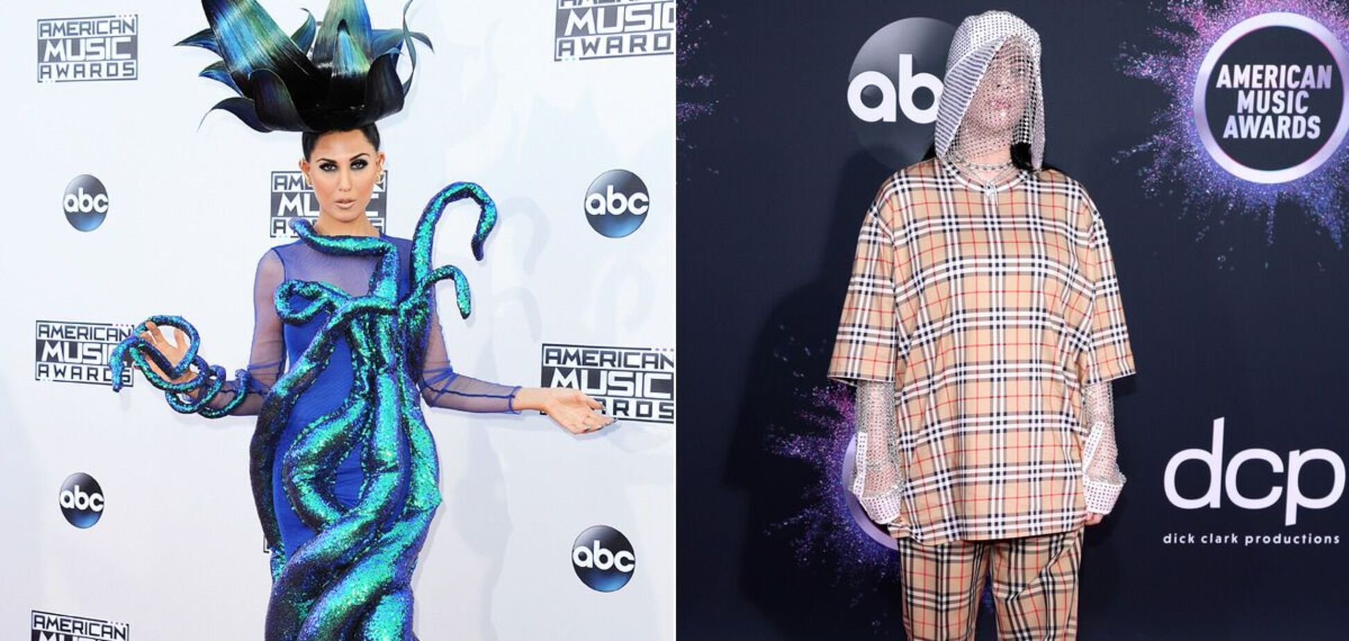 Самые провальные образы звезд на American Music Awards за 10 лет