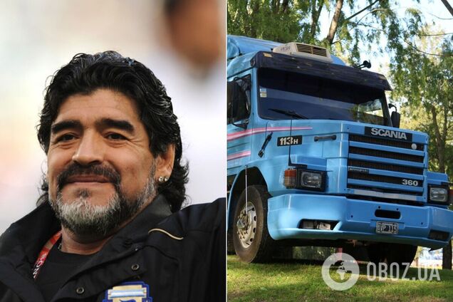 На каких авто ездил легендарный футболист Диего Марадона. Фото