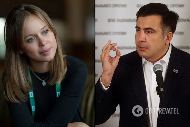 Елизавета Ясько и Михеил Саакашвили