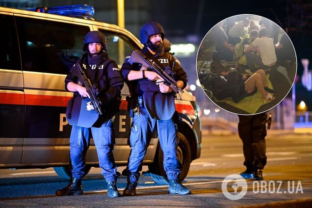 В Вене пострадали несколько человек во время теракта