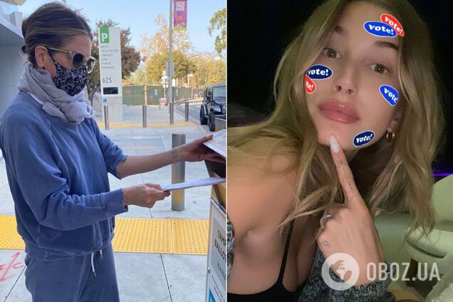Американские звезды голосуют на выборах США
