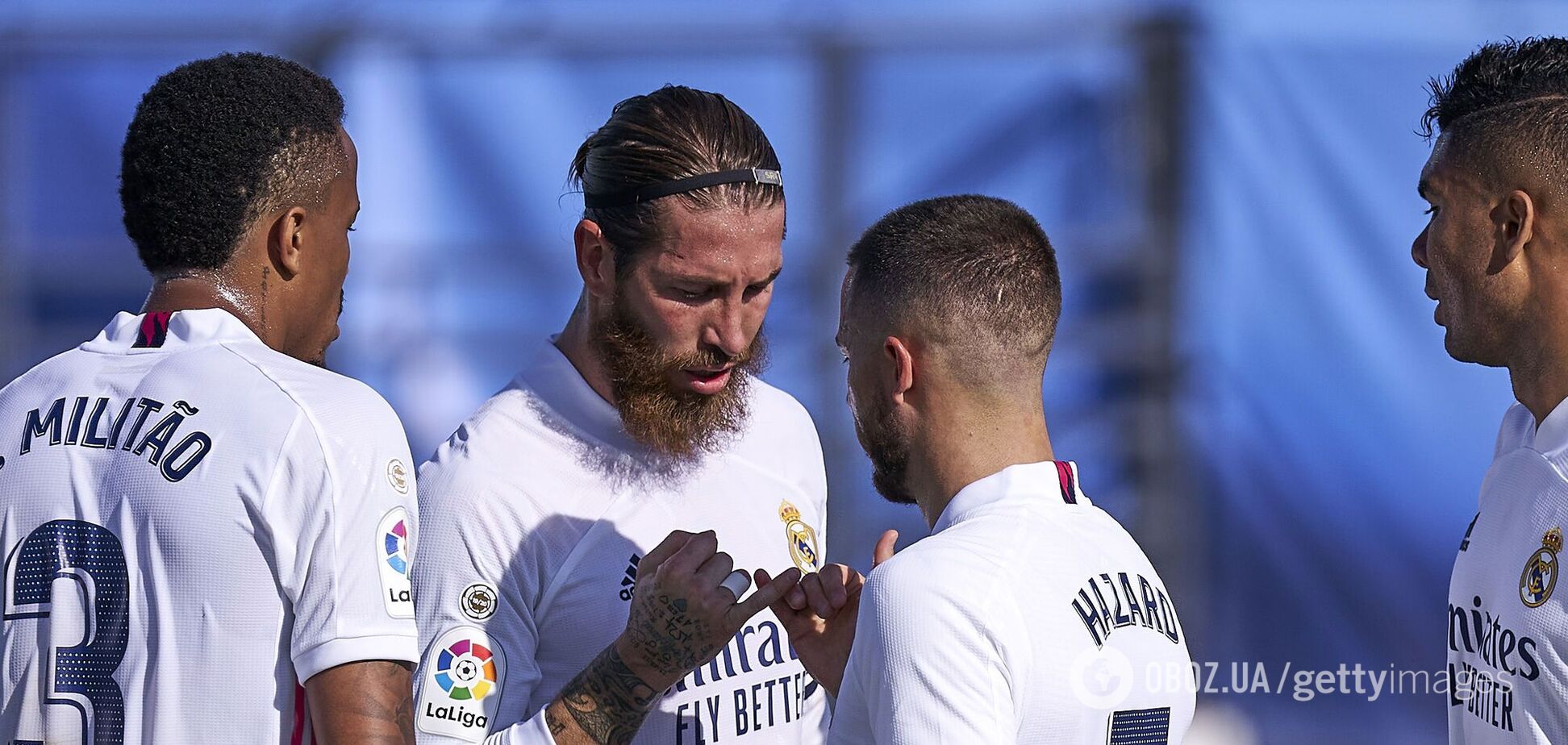 Серхіо Рамос та Еден Азар