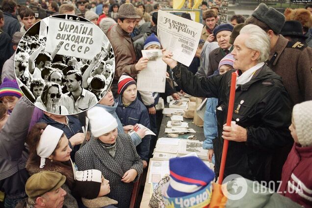 90,32% тих, хто проголосував на референдумі 1991 року, підтримали незалежність України