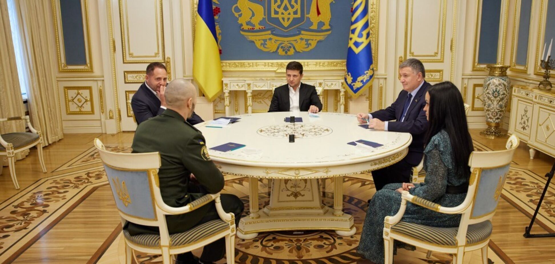 Марків та його дружина Діана зустрілися з президентом України