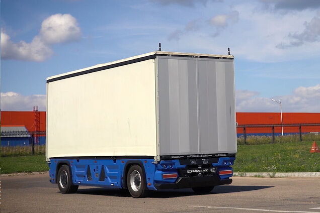 КамАЗ показал на видео беспилотный электромобиль 'Челнок'