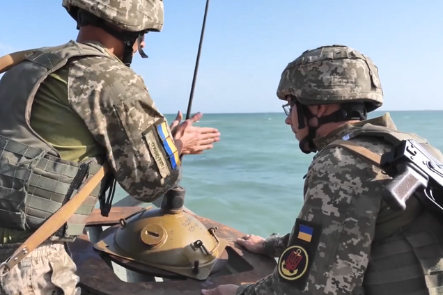 ЗСУ тренувалися встановлювати мінні загородження біля моря
