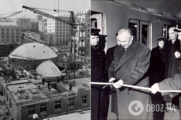 В 1960 году была открыта первая очередь метро Киева