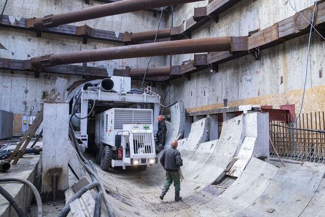 Как строят метро на Виноградарь в Киеве: видео из тоннеля