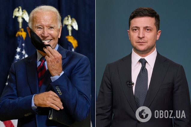 Джо Байден и Владимир Зеленский