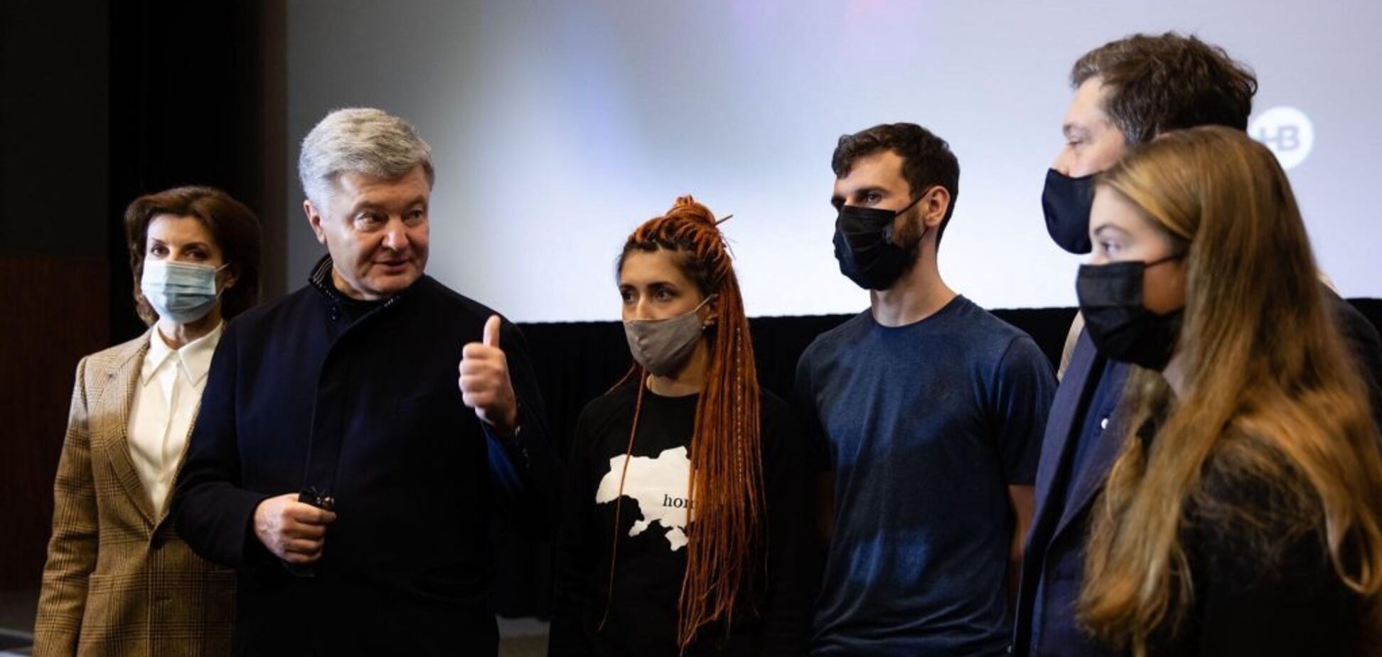 Порошенко на показе фильма Атлантида