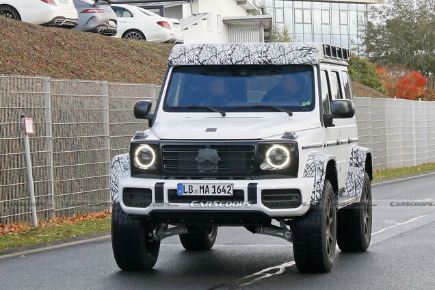 Mercedes-AMG G-Class 4 × 4² помітили на тестах на Нюрбургринзі