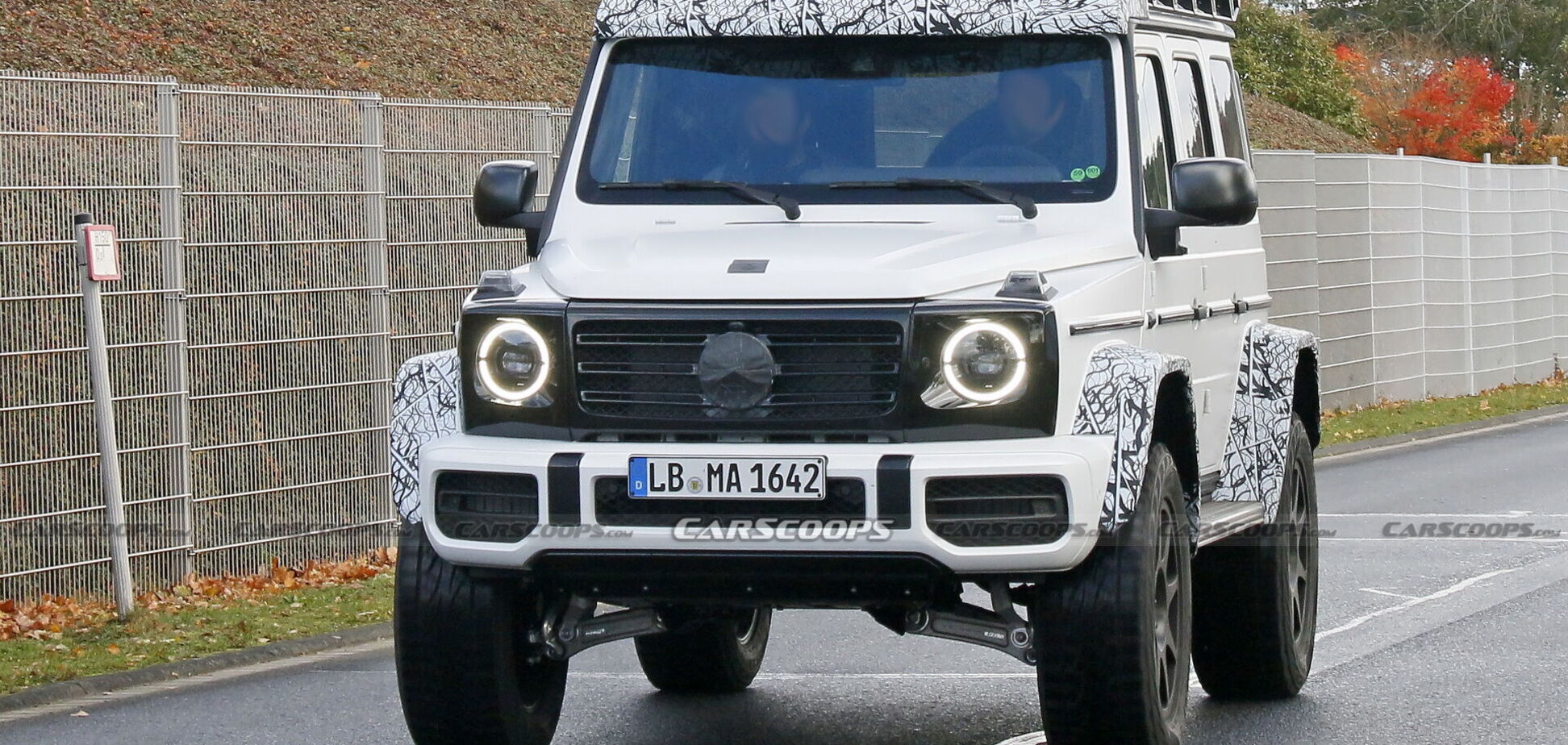 Mercedes-AMG G-Class 4×4² заметили на тестах на Нюрбургринге