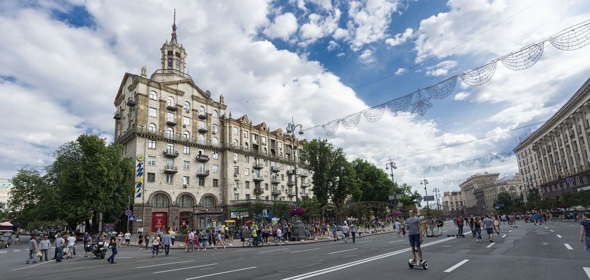 Крещатик был модным досугом для богачей: редкие фото торгового Киева