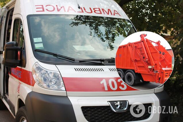 В Одессе мусоровоз сбил ребенка на велосипеде. Фото