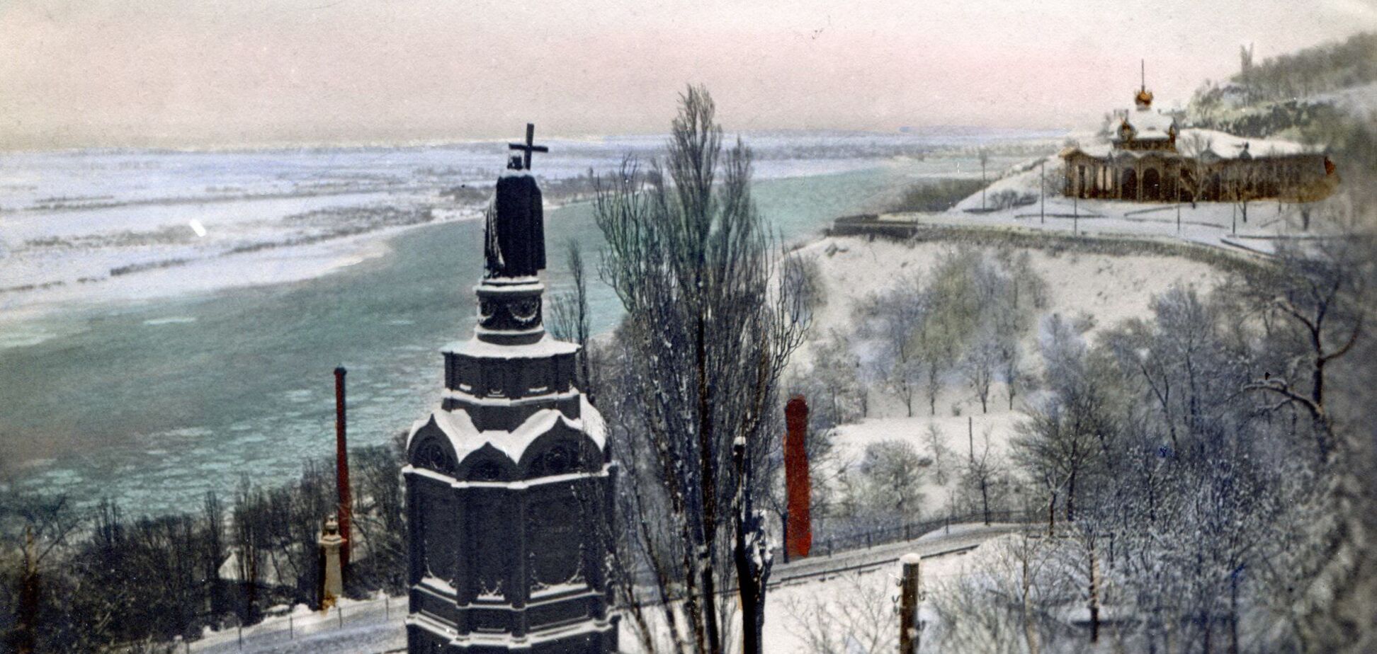 Українцям показали, як зимовий Київ виглядав на старовинних листівках